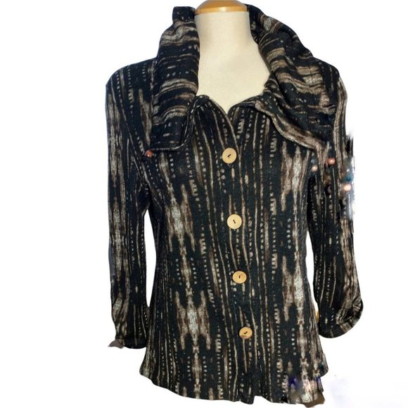 Cardigan in Earth Tone Colors - Picture 1 of 4